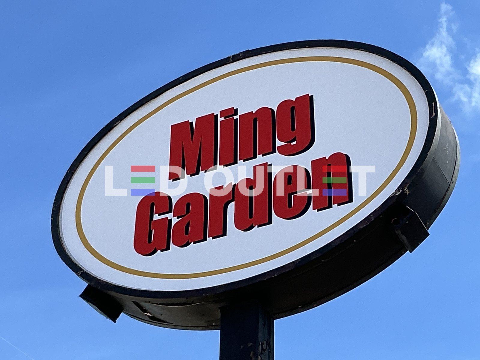 Ming Garden pylon sign